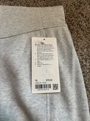 Lululemon Scuba HR Skirt size XL NWT thumbnail 3