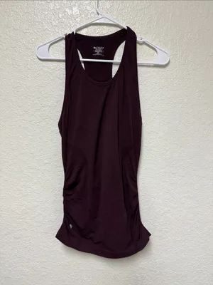 ATHLETA Speedlight Seamless Tank Top - Deep Wine Size XS thumbnail 2