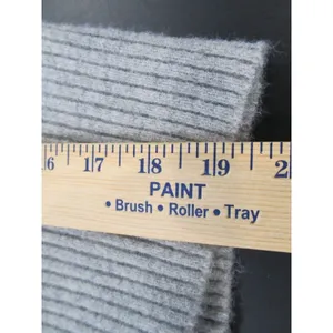 Ultra Flirt M Gray Cropped Zip Up Hoodie Hooded Sweater Cozy Knit NWT S/M thumbnail 7