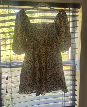 Abercrombie and Fitch Babydoll Dress Floral thumbnail 1