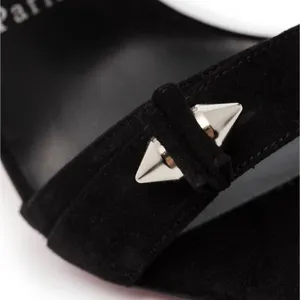 CHRISTIAN LOUBOUTIN Umberta 100 stud embellished heels sandals thumbnail 4