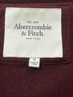 Abercrombie and Fitch Y2K Wool V-Neck Sweater Women’s Medium thumbnail 3