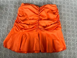 Shein Orange Skirt Mini thumbnail 1