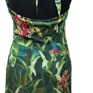 Anthropologie Farm‎ Rio Foliage Jungle Cutout Cover-Up In Dark Green Size Small thumbnail 6