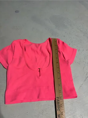 Aerie coral Scoop Neck Crop Top small thumbnail 7