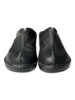 Born ★ Mount II Leather Open Back Comfort Clogs ★ Black Leather ★ 10M ★ Worn 1X thumbnail 11