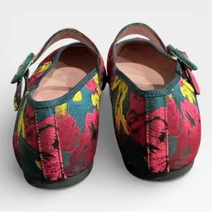 Pretty Ballerinas‎ Tyra Jacquard Mary Jane Ballet Flats Menorca 37.5 / 7 thumbnail 5