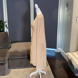 Women’s Mother of the Bride Dress Corset Back & Chiffon Jacket Size XL thumbnail 3