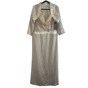 ✨Izilady TS Sheath Mother of the Bride Cream Sz 14 Dress✨ thumbnail 7
