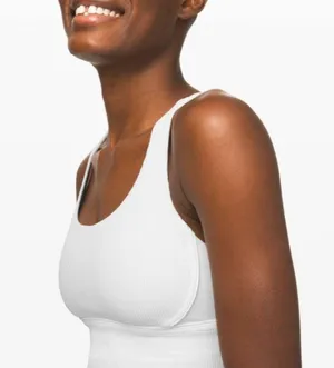 Lululemon 4 Energy Bra *Long Line Texture in White thumbnail 2