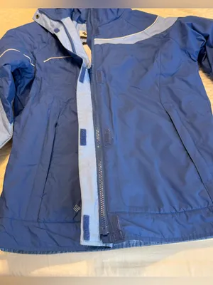 Columbia Ski Snow Jacket Coat Women’s Size Small Blue Nylon Zip Up thumbnail 8