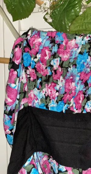 Paradis miss Strapless Floral Ruffle Mini Dress thumbnail 4
