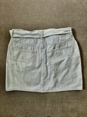Denim Striped Skirt thumbnail 2