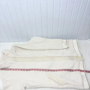 Athleta Tugga long sherpa jacket in a‎ natural/cream color Size L thumbnail 12
