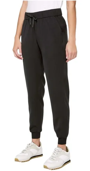 Lululemon On The Fly Jogger Pants Black Size 2 Athletic Activewear Athleisure‎ thumbnail 1
