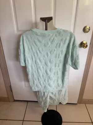Med Disney mint green Mickey Mouse embossed skirt set thumbnail 2