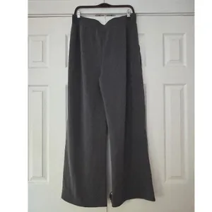 Zella Ultra Soft Scuba Wide Leg Pants Grey Forged NR502217MI L New thumbnail 2