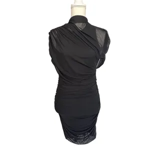 Amanda Uprichard Evianna Dress in Black Small New Womens Mini LBD thumbnail 4