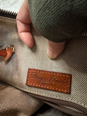 Dooney & Bourke Florentine Vacchetta Leather Crossbody Satchel in Caramel Brown thumbnail 4