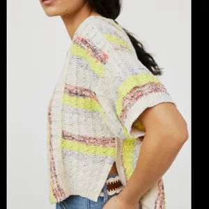 Anthropologie Pilcro Beachside Boho Tee Cream Yellow Size M thumbnail 7