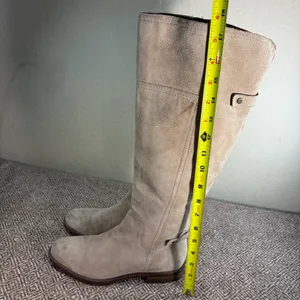 Sarto by Franco Sarto Coley Knee High Riding Boot Sz 7M Suede Leather Boho Party thumbnail 10