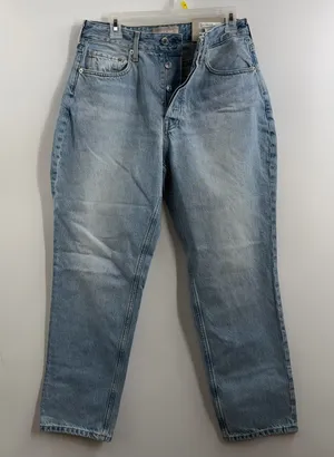 Everlane Curvy 90s Cheeky Straight Jeans 30 NWT High Rise Sunbleached Blue thumbnail 1