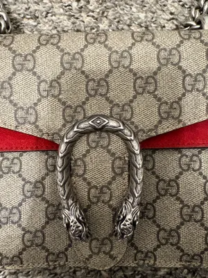 Gucci GG Supreme Dionysus Mini Bag with red accent thumbnail 2