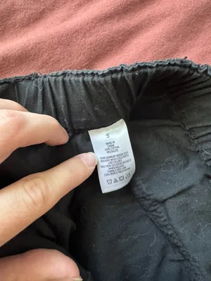 Aeropostale Black Low-Rise Cargo Pants thumbnail 6