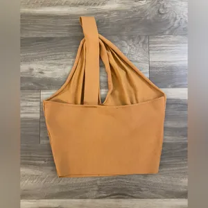 Gold Zara Crop Top in M thumbnail 2