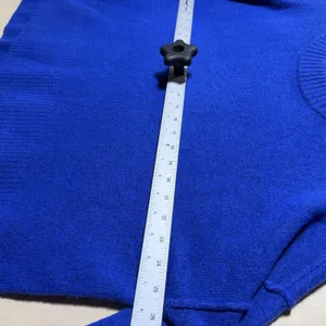 CeCe Blue Sweater Womens Large Knit Pullover Crewneck‎ Soft Cozy Top thumbnail 4