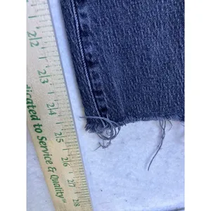 Madewell Curvy Perfect Vintage Straight Jean Womens 26 Gray Raw‎ Hem Denim thumbnail 7