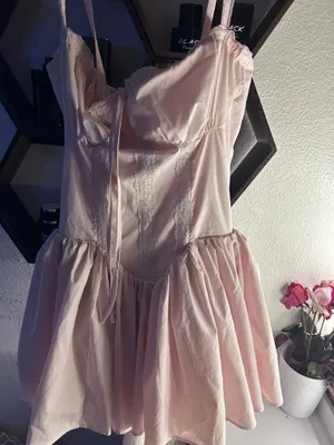 Cute pink corset dress thumbnail 1