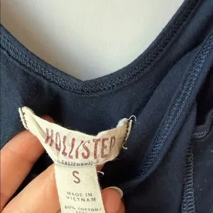 Hollister Sheer Crossback Dark Blue Tank Top thumbnail 5
