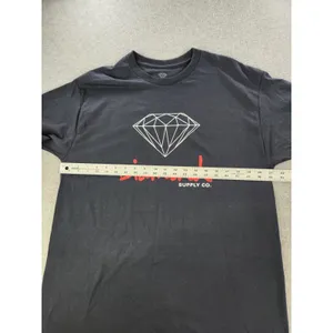 Diamond Supply Co. Women's Logo Shirt Top‎ Skateboarding Life Black Sz Large thumbnail 4