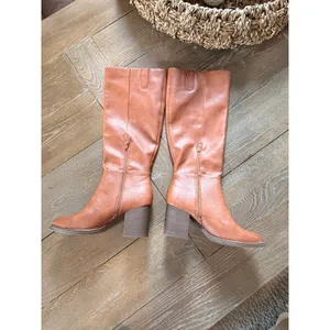 Zodiac Knee High Boots Women Cognac Size 9.5 thumbnail 2