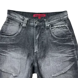 Jaded London | Baggy Angel Wings Studded Black Ethereal Colossus Jeans thumbnail 7