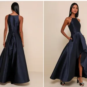 LULU's Prom Wedding Chic Special Event Sexy High Low Hem Dress • Large NWOT thumbnail 3