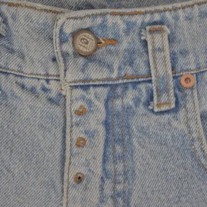 Vintage lei USA Made High Waisted 100% Cotton Denim Shorts 5 Jr. thumbnail 8