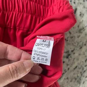 Unbranded High-Low Skirt Womens Medium Red‎ Romantic Flowy Tie Waist Side Slit thumbnail 6