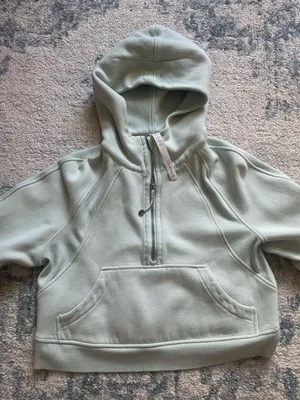 Lululemon Scuba Oversized Half-Zip Hoodie XS/S Mint Moment thumbnail 1