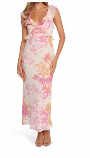 Wedding guest dress Pink Size 16 thumbnail 1