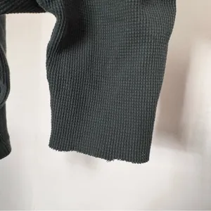 Skims Waffle Spruce Green Short Sleeve Top thumbnail 7