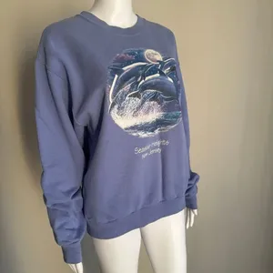 Vintage 90’s Jerzees Dolphin Sweatshirt Size M thumbnail 2