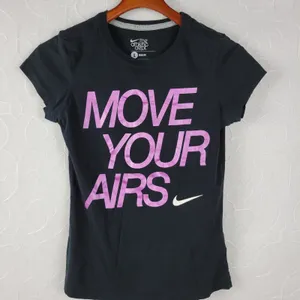 Nike x The Athletic Dept Womens T-shirt Size L Blue Move Your Airs Slim Fit Tee thumbnail 5