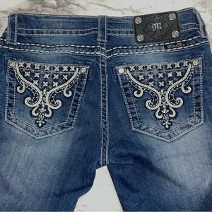 Miss Me Signature Rise Rhinestone Skinny Jeans thumbnail 2