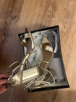 Lulus Heels Gold thumbnail 2