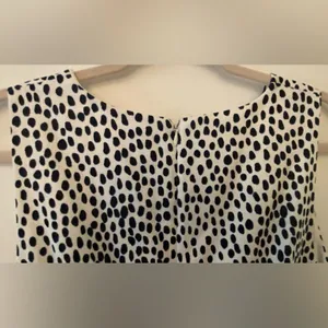 J.Crew Black White Speckled Sleeveless Dress Women's Sz 14 NWT NEW thumbnail 8