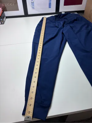 Maevn Matrix Impulse 8520 Navy Women’s Yoga Waist Jogger Scrubs EUC Size L thumbnail 8
