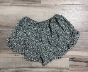 brandy melville green floral shorts thumbnail 2