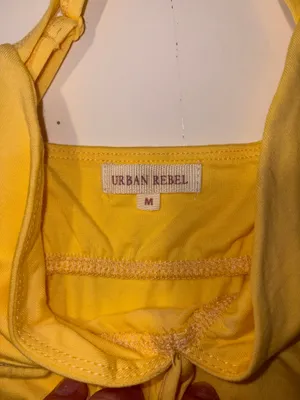 Urban Rebel Tank Top Yellow Size M thumbnail 3